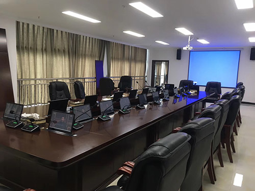 为南京江北新区生物医药公共服务平台有限公司提供会议音响系统设备安装服务